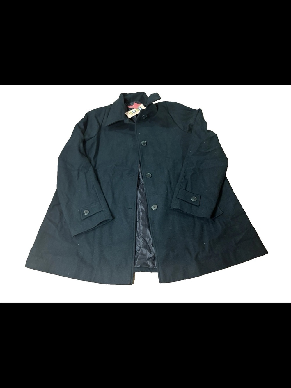 Woman Within NWT Women’s Plus Size Wool Coat Button Front Classic Style 18 W